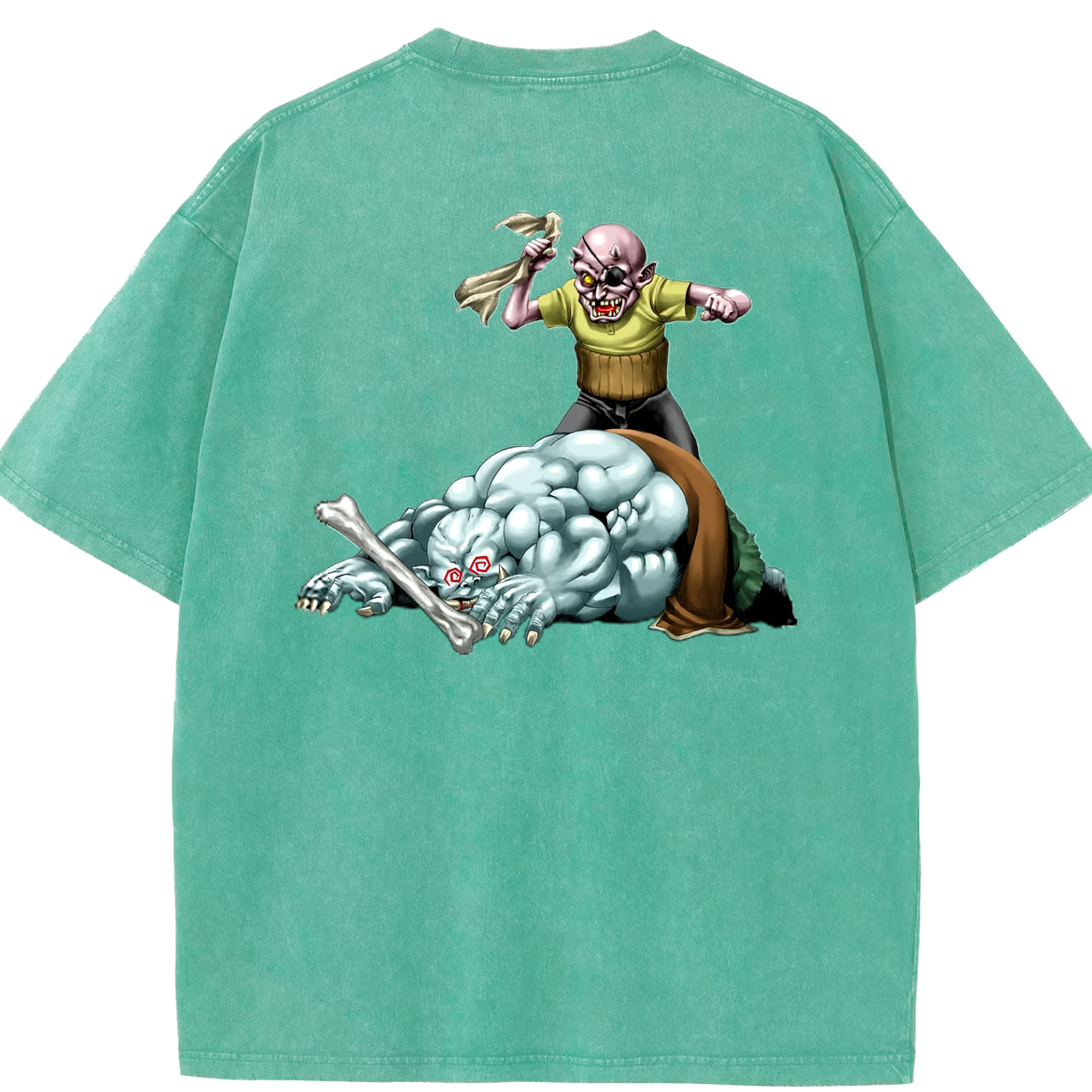 （画像用） 遊☆戯☆王 Yu-Gi-Oh! 綿100% ヴィンテージ風 半袖Tシャツ（背面プリント）